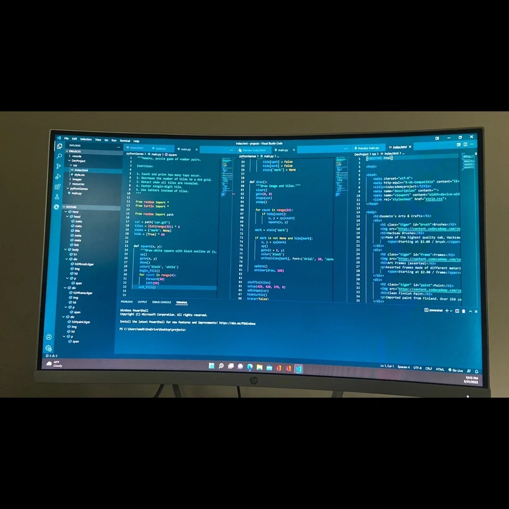 HP Monitor(Curved)